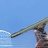 Window cleaning service.